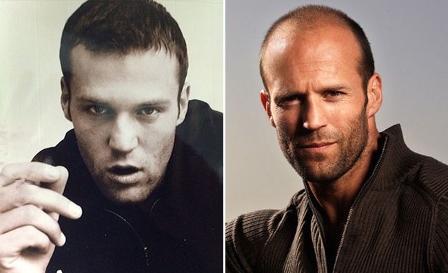 Jason Statham - Calvicie antes e depois