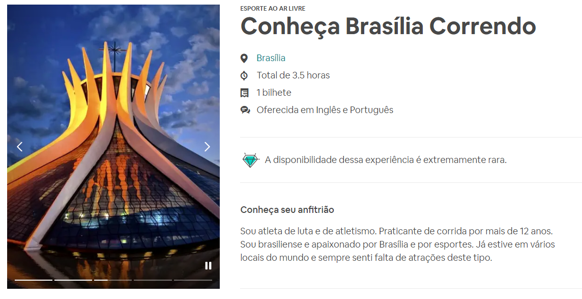 Hora do Homem Conheça Brasília Correndo Brasília Distrito Federal Experiências Airbnb no Brasil