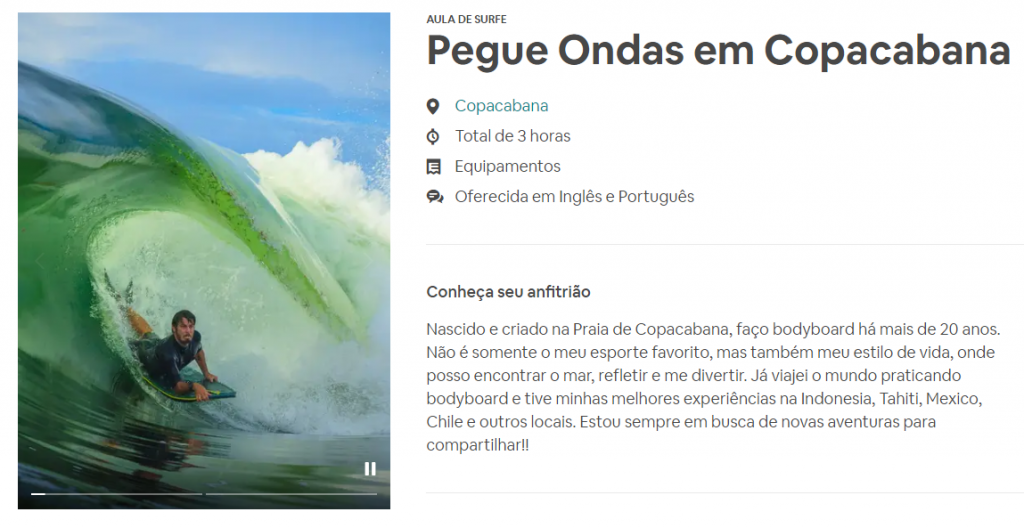 Hora do Homem Pegue Ondas em Copacabana Experiências Airbnb no Brasil